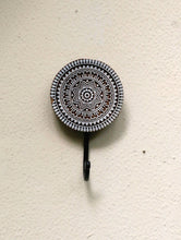 Load image into Gallery viewer, Wooden Engraved Wall Hook - Round - The India Craft House 