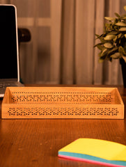 Wooden Jaali DeskTray