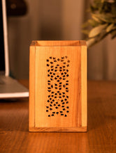 Load image into Gallery viewer, Wooden Jaali Rectangular Pen Stand