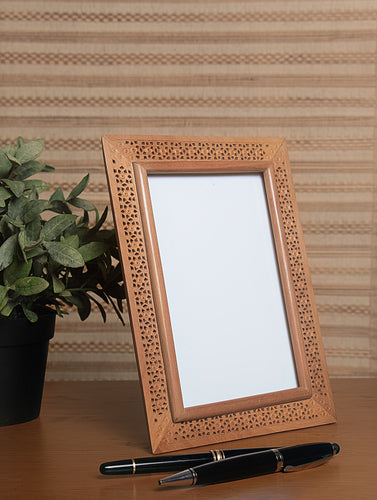 Wooden Jaali Single  Frame - Rectangular
