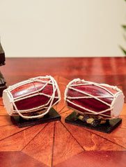 Wooden Miniature Musical Instrument Curio - Dhol