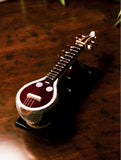 Wooden Miniature Musical Instrument Curio - Saraswati Veena