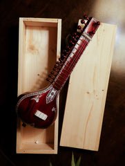 Wooden Miniature Musical Instrument Curio - Sitar