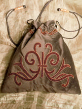Load image into Gallery viewer, Zardozi and Resham Embroidered Evening Potli Bag - Pearl Grey Ornate
