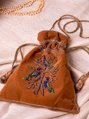 Zardozi and Resham Embroidered Evening Potli Bags