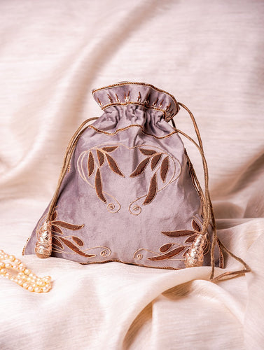 Zardozi and Resham Embroidered Evening Potli Bags